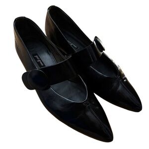 Paul Green Black Patent Pointed Toe Mary Jane Flats US 9.5, UK 7, EUR 41